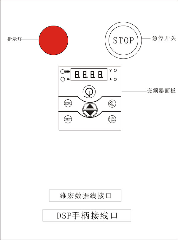 雕刻機接線圖